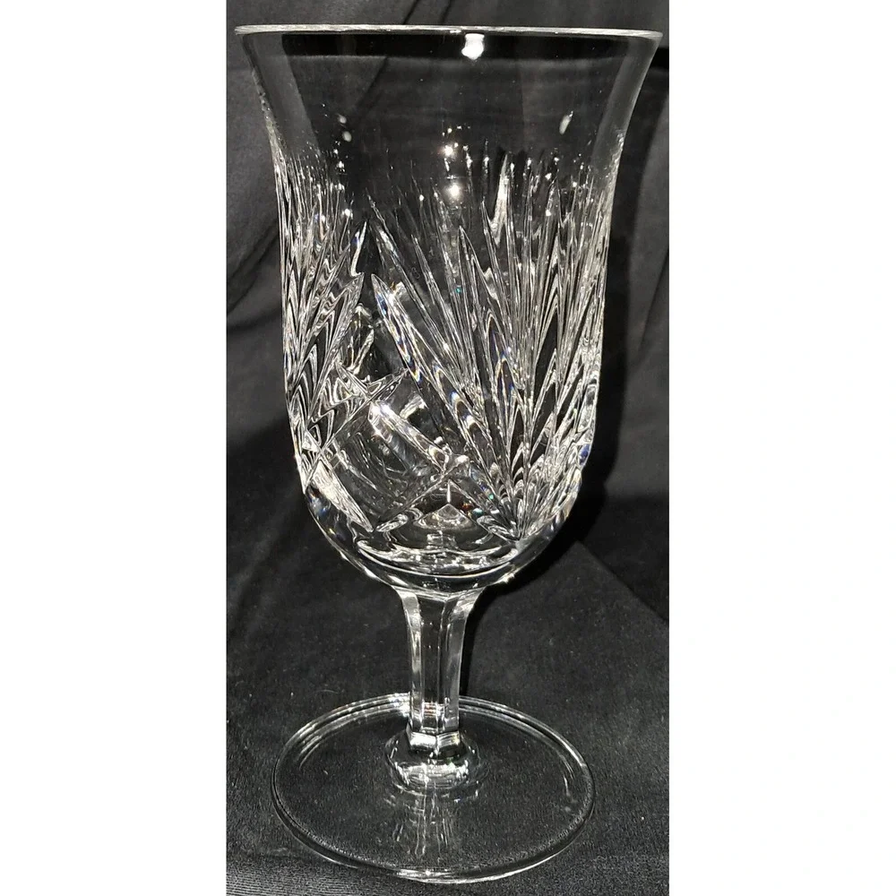 Vintage Gorham Cherrywood Clear Crystal Iced Tea Goblet, 6 7/8, 3 7/8 dia‎